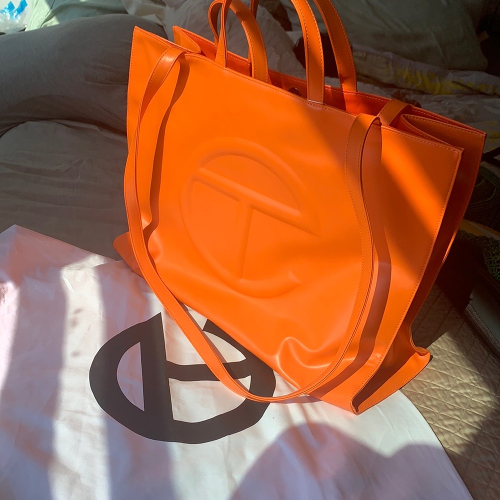 Large Telfar Bag Orange NWT